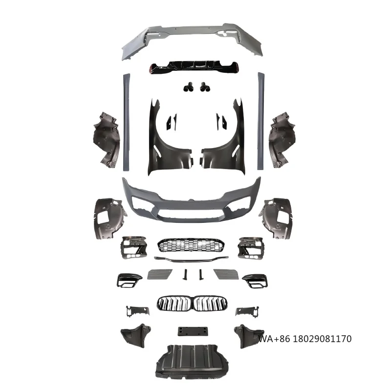 

Suitable for 21-23 BMW 5 Series G30/G38 Modified Wide Body M5 Front and Rear Bumper Fender Surround Grille Kit Upgrade