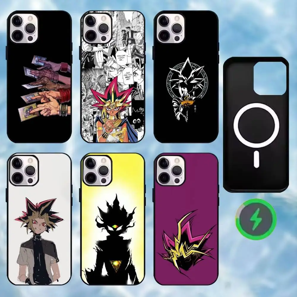 

Yugioh Yami Yugi Phone Case For iPhone17,16,15,14,13,12,11 Plus,For Magnetic Wireless Charge Cover