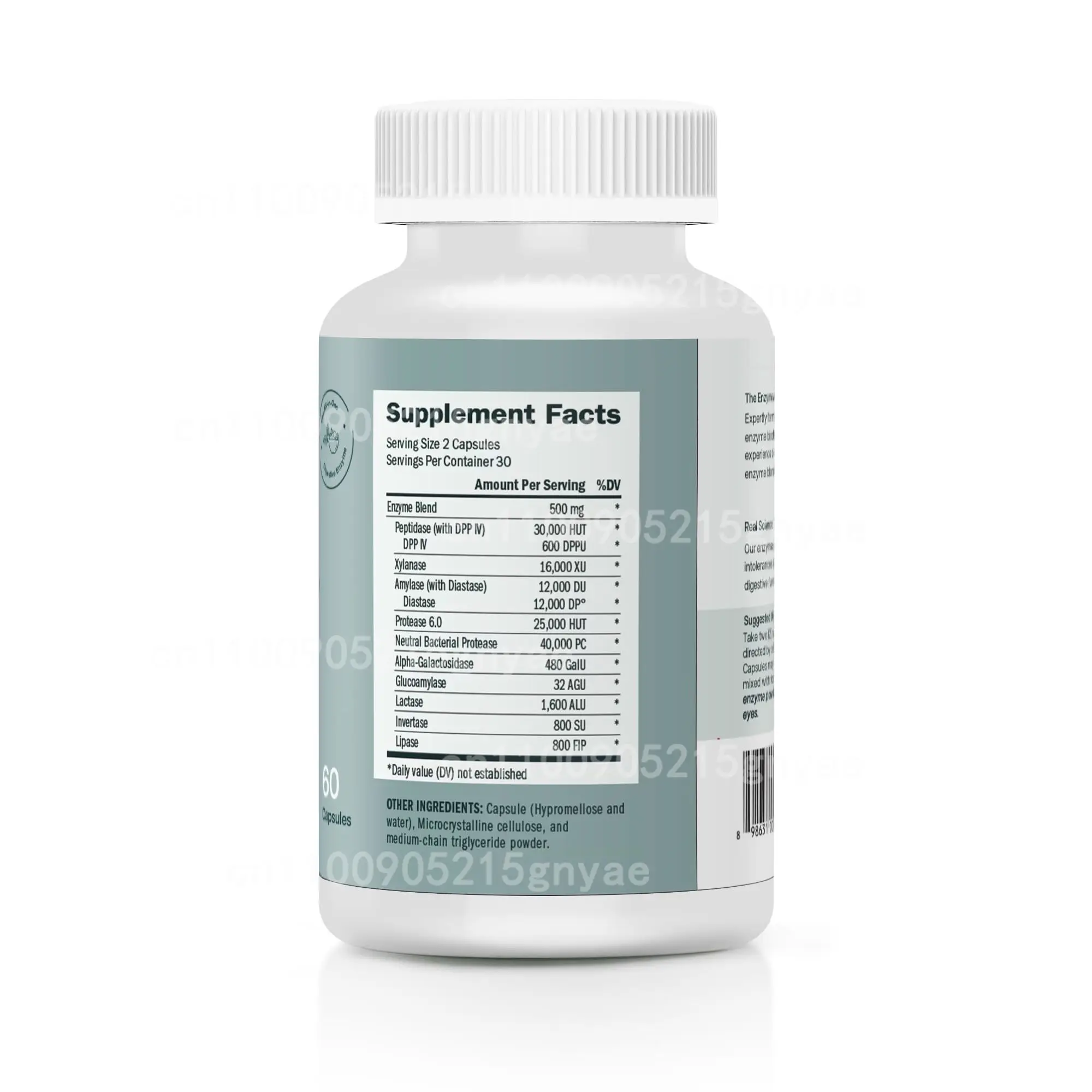Quercetin, Bromelain & Zinc (1050mg) | Immune Support Supplement, Non-GMO Gluten-Free – 60 Vegetable Capsules