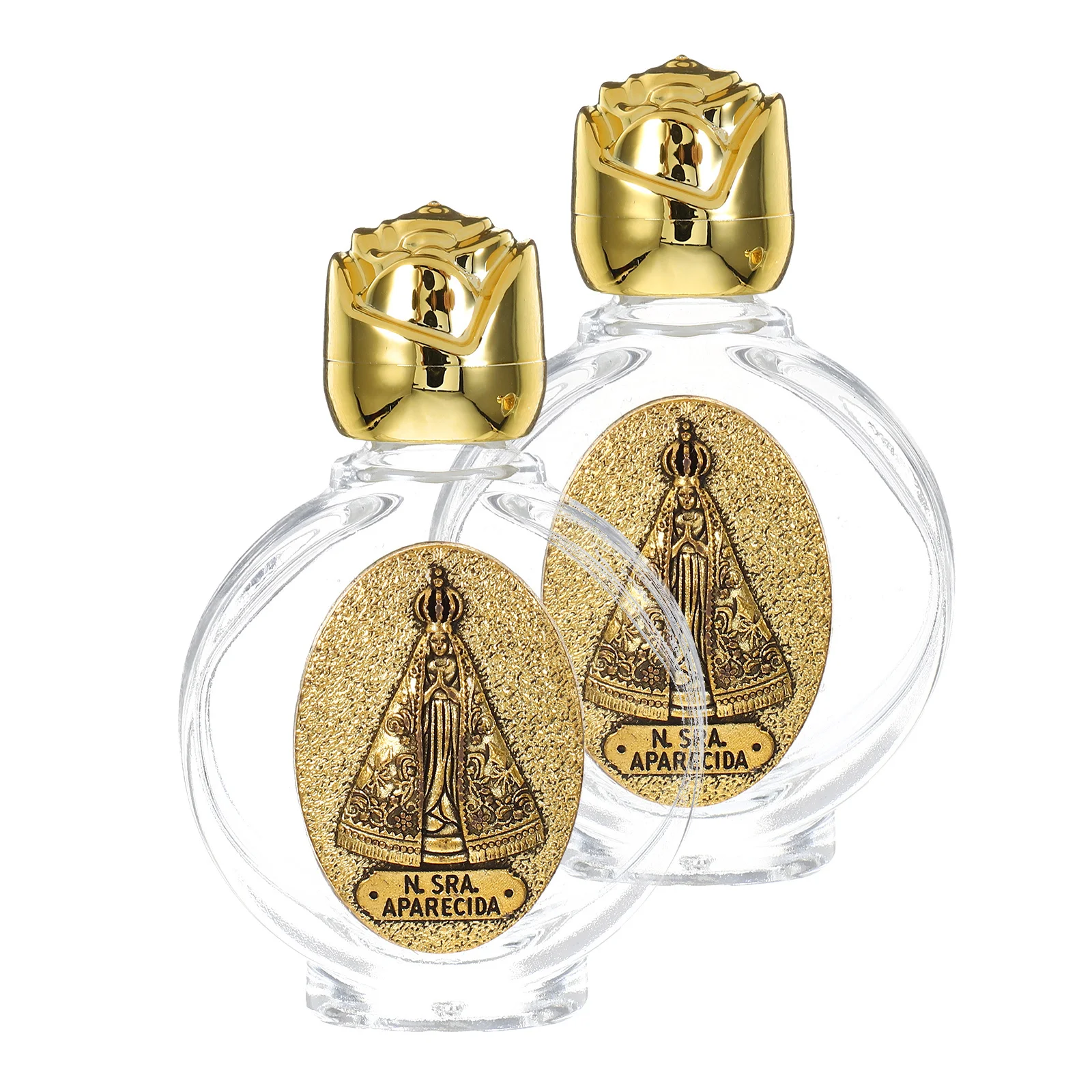 

2 Pcs Ornament Holy Water Bottles Bulk Catholic Container Blessed Christian Religious
