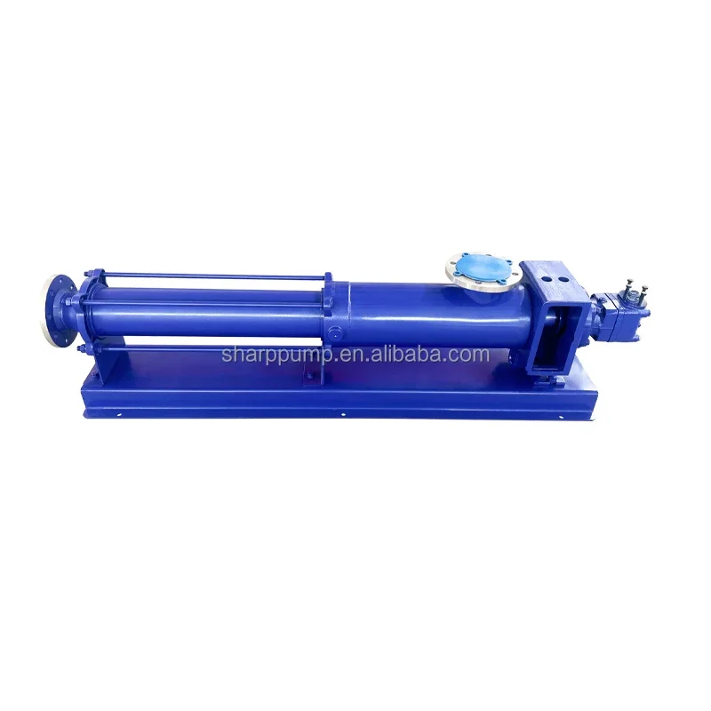 Netzsch 304/316L SS sludge/slurry/sewage hydraulic single screw pump PCP NM015/021/031/045/053/063/076/090/105/125