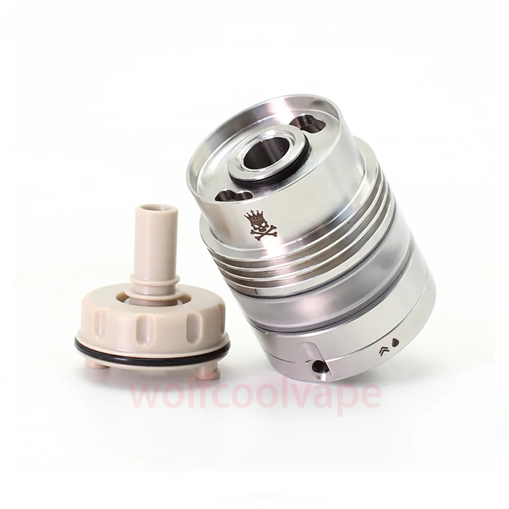 WOLFCOOLVAPE Vaporizer Monarchy OST Old School MTL RTA Rebuildable Tank Atomizer 0.8 / 1.0 / 1.2 / 1.5 / 1.8mm 22mm vape tank atomizer tank