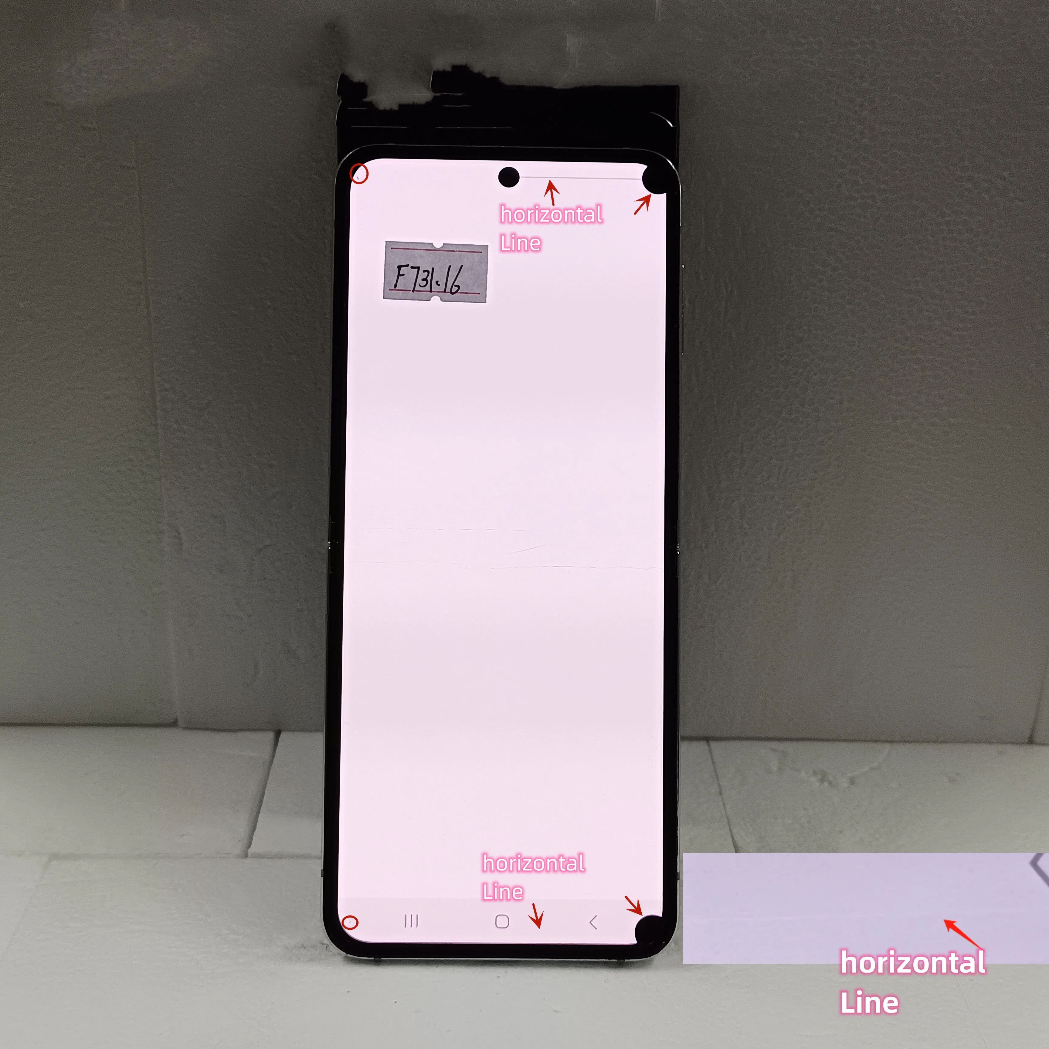 Super AMOLED LCD For Samsung Flip5 5G SM-F731 Display Touch Screen Assembly Replacement For Z Flip 5 5G F731B F731U fram Display