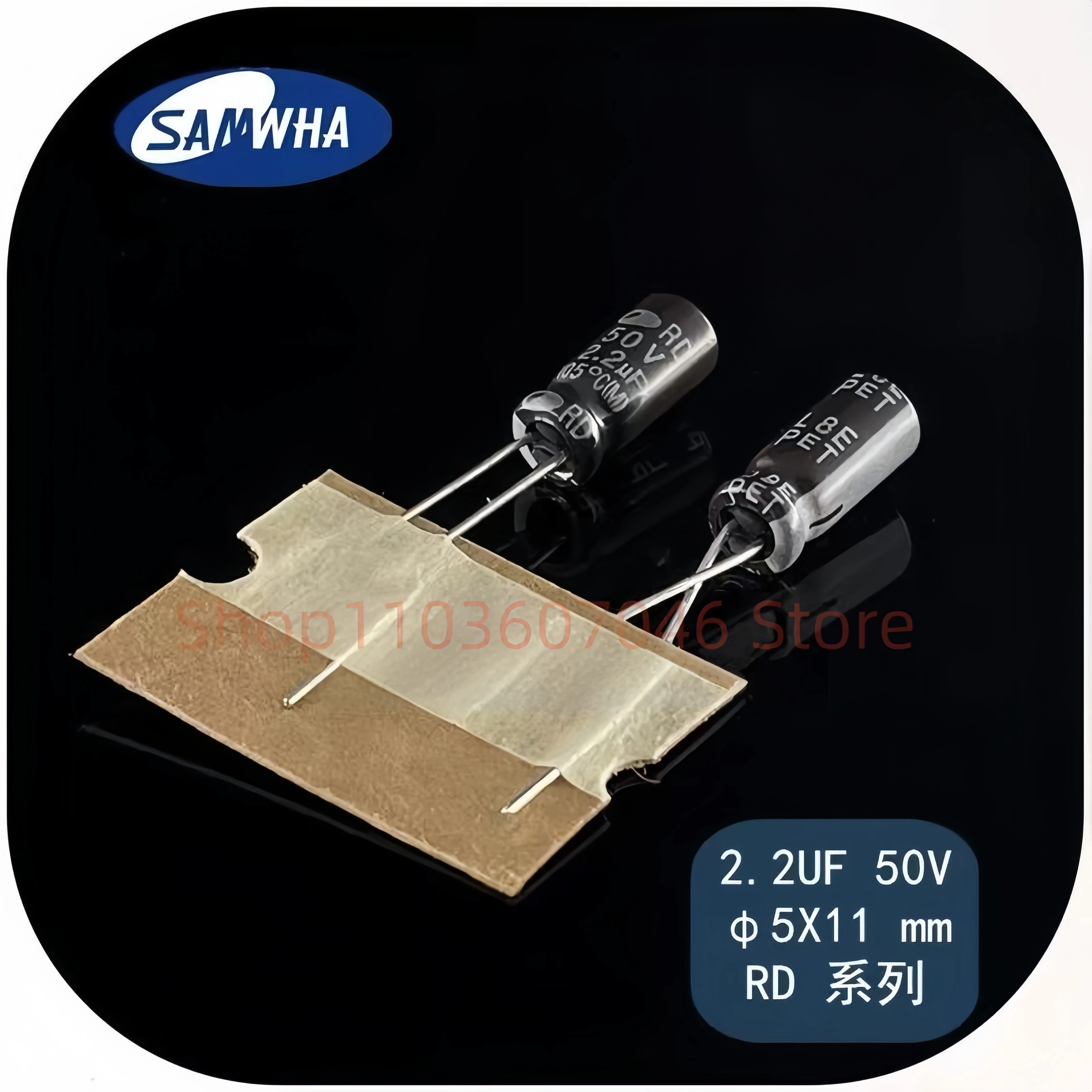 10PCS 50V2.2UF 4.7U…