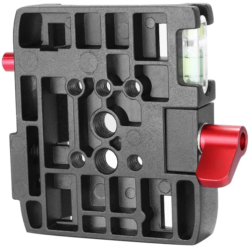 Профессиональный адаптер из алюминиевого сплава с быстроразъемной пластиной с винтом 1/4 дюйма для DSLR-камеры видеокамеры штатива монопода