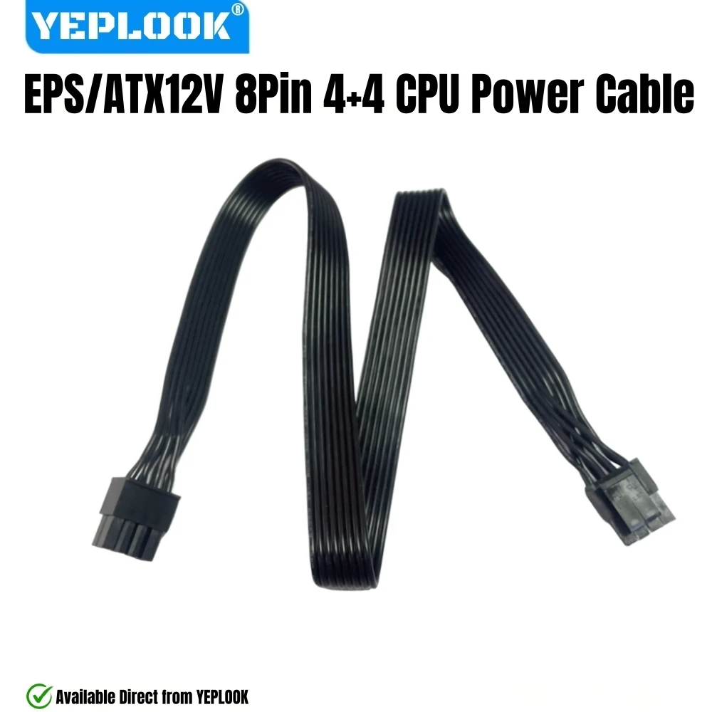 

YEPLOOK PSU 8Pin to CPU 8Pin 4+4Pin CPU Power Cable for Corsair RM1000, RM850, RM750, RM650, RM550, RM450 Modular Power Supply