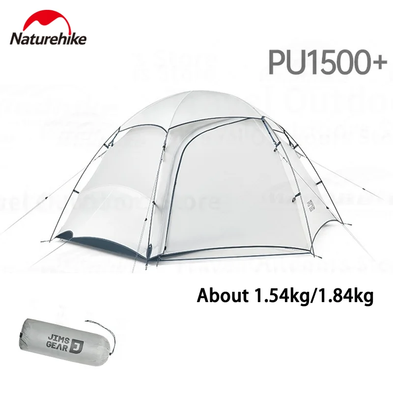 

Naturehike Ultralight Camping Tent Windproof Waterproof 1-2 Person 15D Nylon Outdoor Portable 4 Seasons Hiking Backpacking Tent