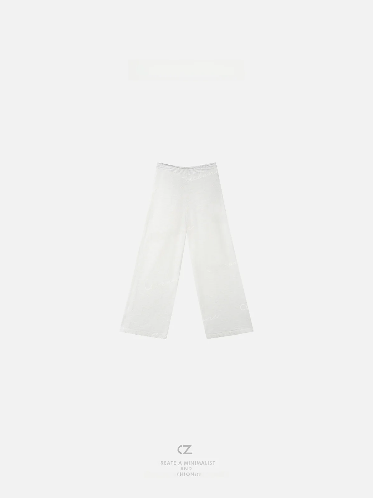 

Модные однотонные повседневные брюки с эластичным поясом 2026 New Sle ZONE Liu, прямые широкие брюки свободного кроя из смесового хлопка