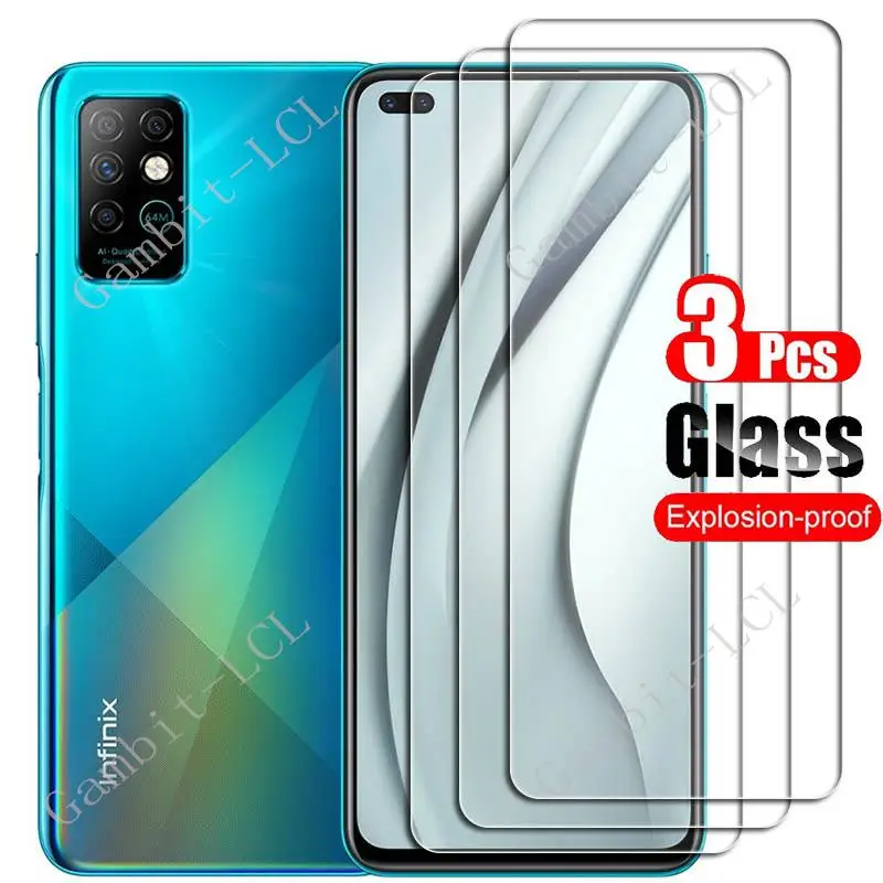 1-3PCS Tempered Glass For Infinix Note 8 6.95\