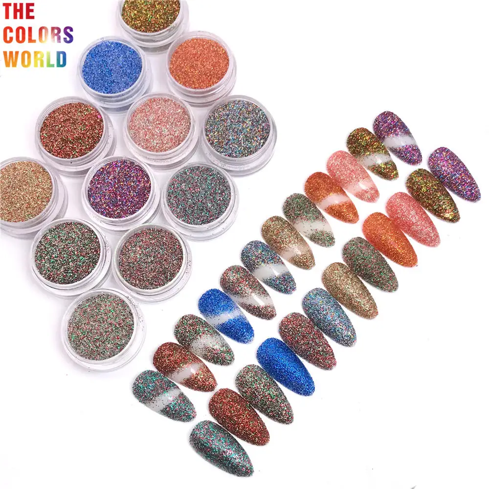 TCT-887 Biodegradable Grade Glitter Christmas Sparkle Xmas Fine Glitter For Nails Art Eye Makeup Eyeliner Body Lip Resin Glitter