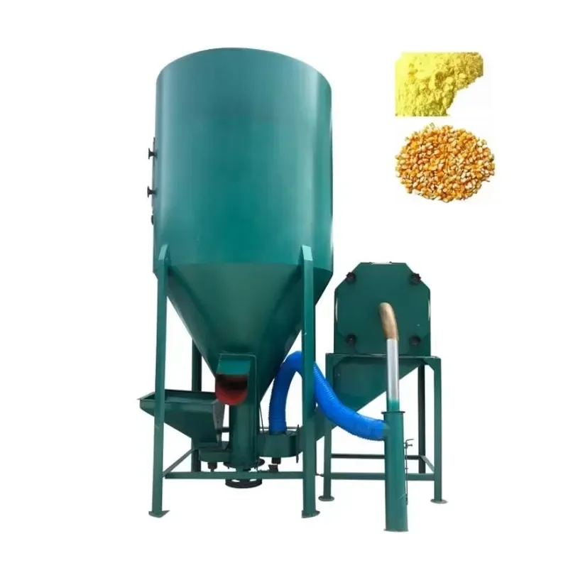 Combined Animal Livestock Chicken Cattle Feed Grinder and Mixer