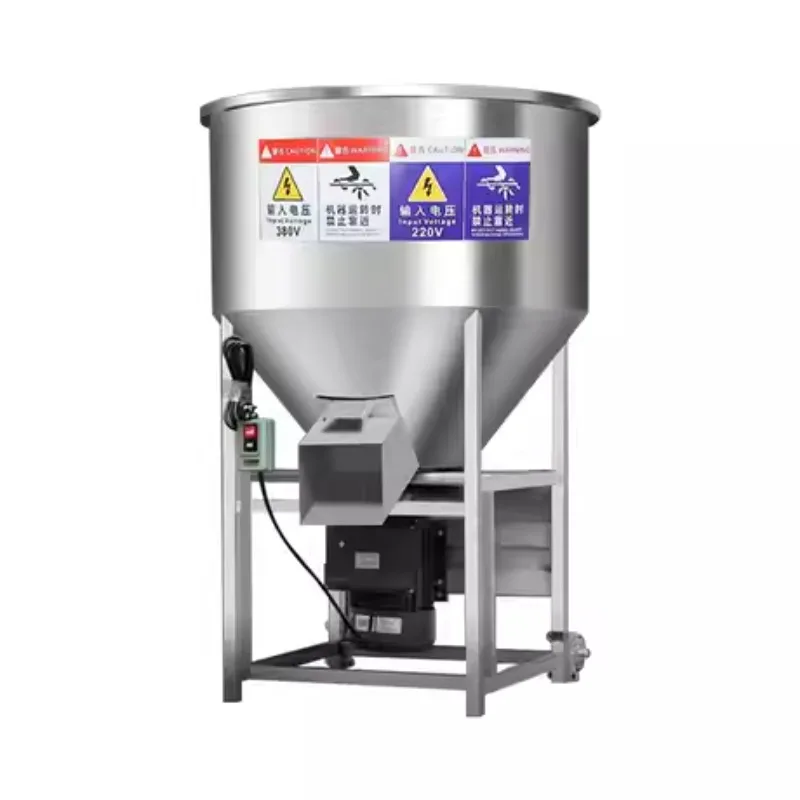 

Feed mixer 304 stainless steel thickened granule mixing medicine breeding mixing machine seed coating home