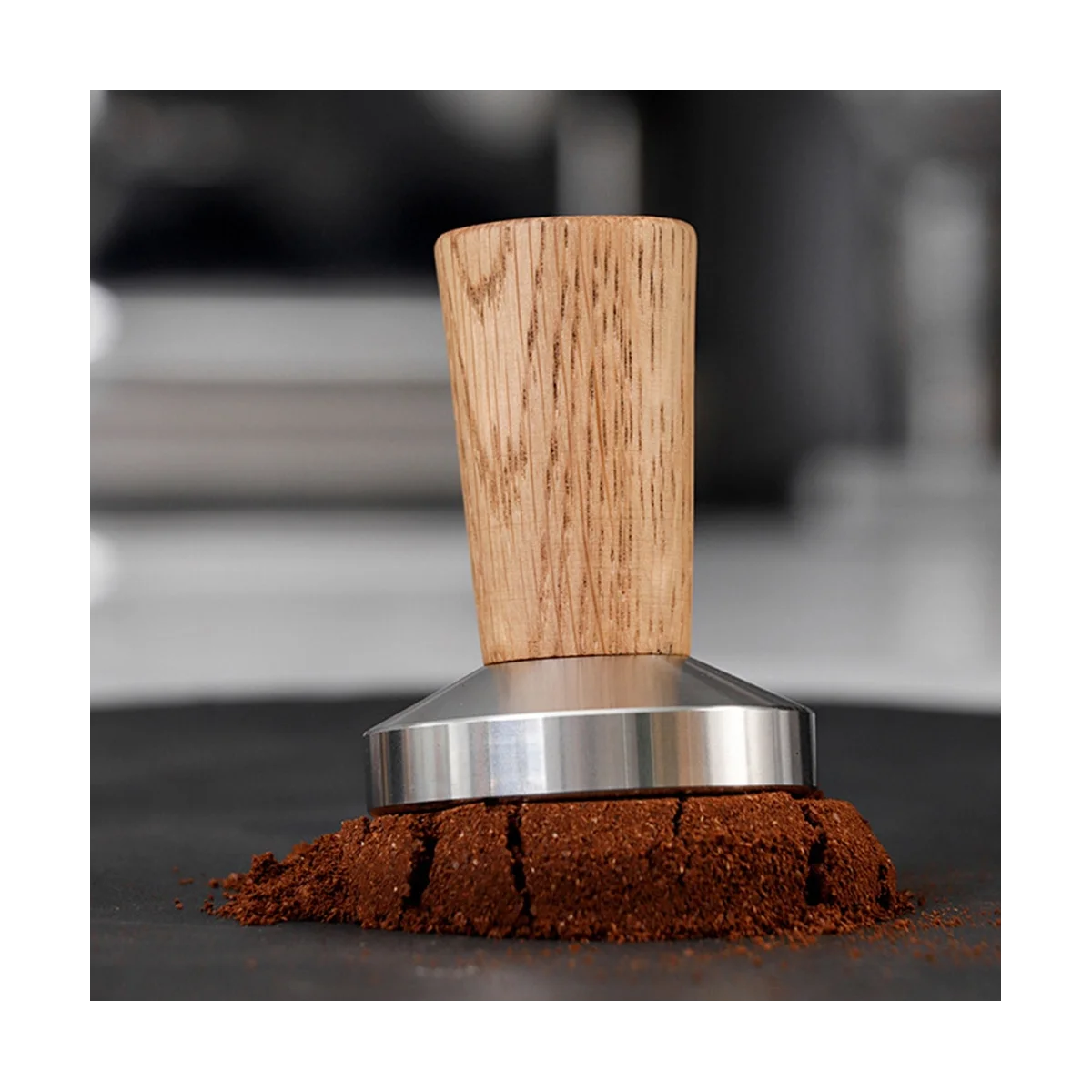 Прессоратор для кофемашины Темпер для кофе Штамп для эспрессо: Темпер для кофе из настоящего дерева