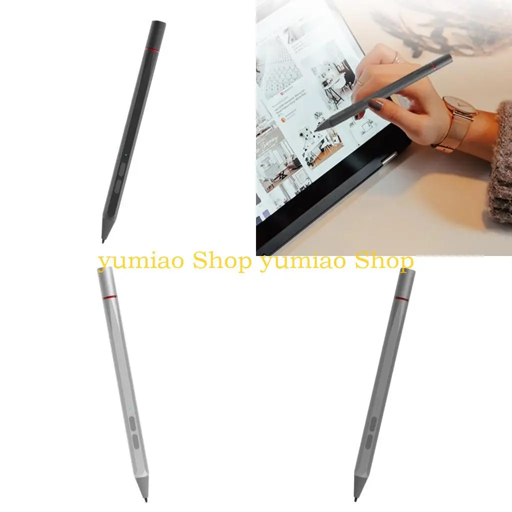 

587B USI2.0 Pencil Rechargeable 4096 Pressure Sensitive Palms Rejection Drawing Tablet Capacitive Pen for Duet 3/5