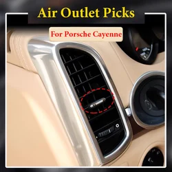 Car Air Vent Outlet Tab Clip Car Front Air Conditioner Vent Paddle For Porsche Cayenne 2010 2011 2012 2013 2014 2015 2016