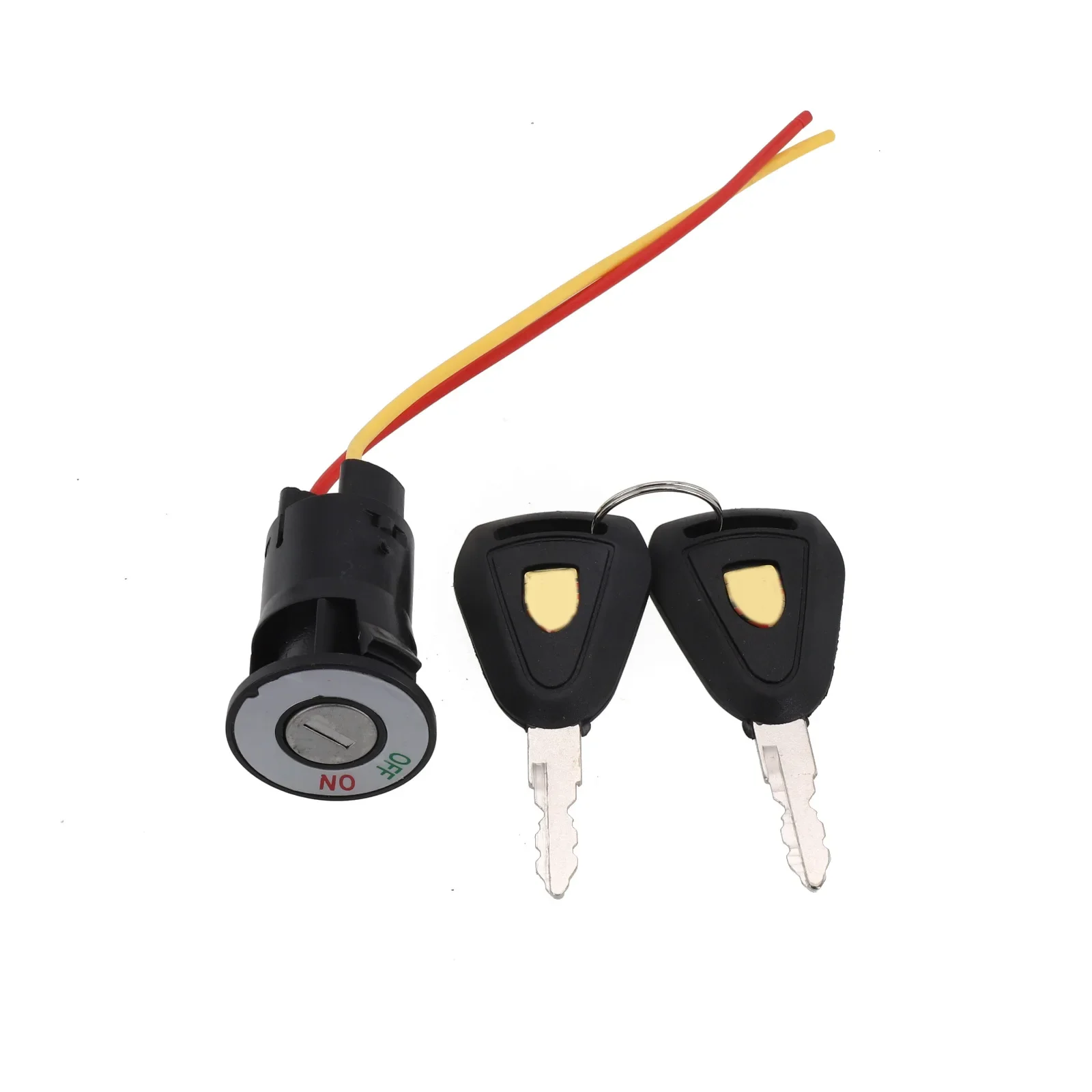 High Quality Lock Key Craftsmanship Ebike Electric Electric Scooter Ignition Long Lasting Part Plastic Position