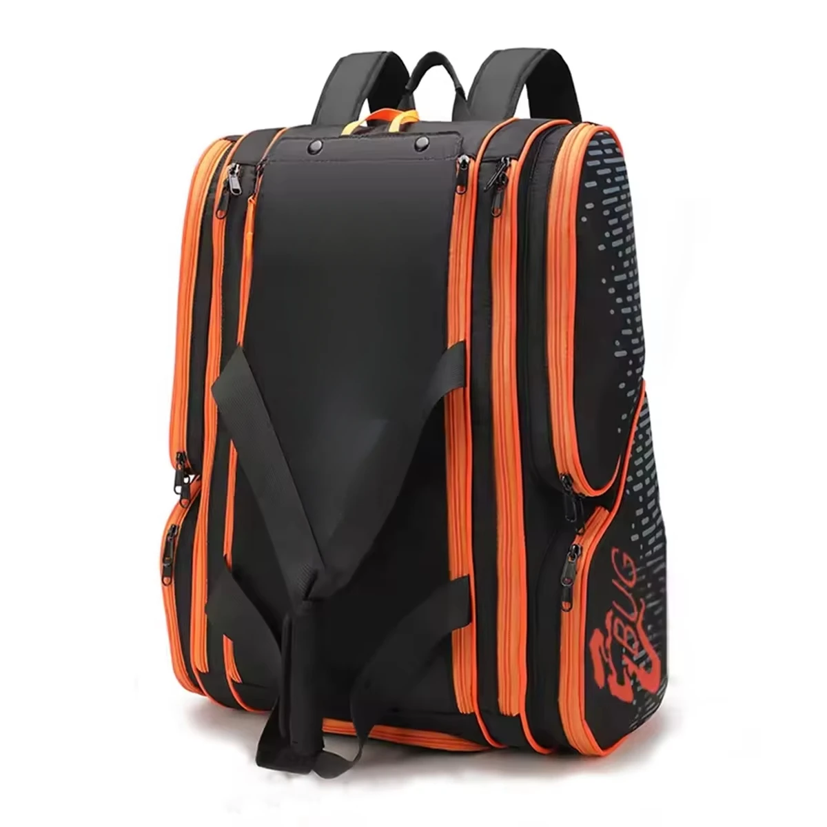 Custom Logo Nylon Portable Sport Large Capacity Waterproof Tennis Pickleball Bag Badminton Racket Padel Bag With Shoe Pocket