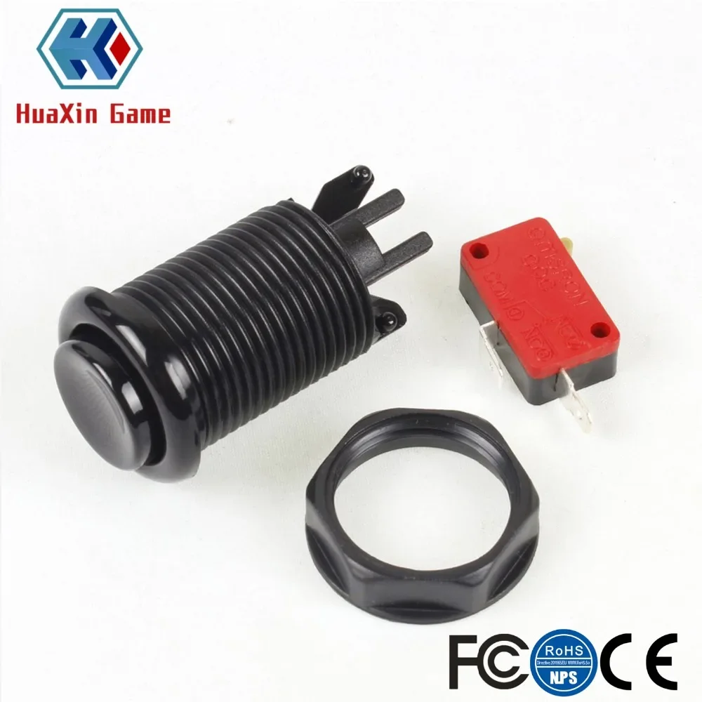 12x Happ Type Standard Push Buttons With Micro Switch For Arcade Video Games Mame Jamma