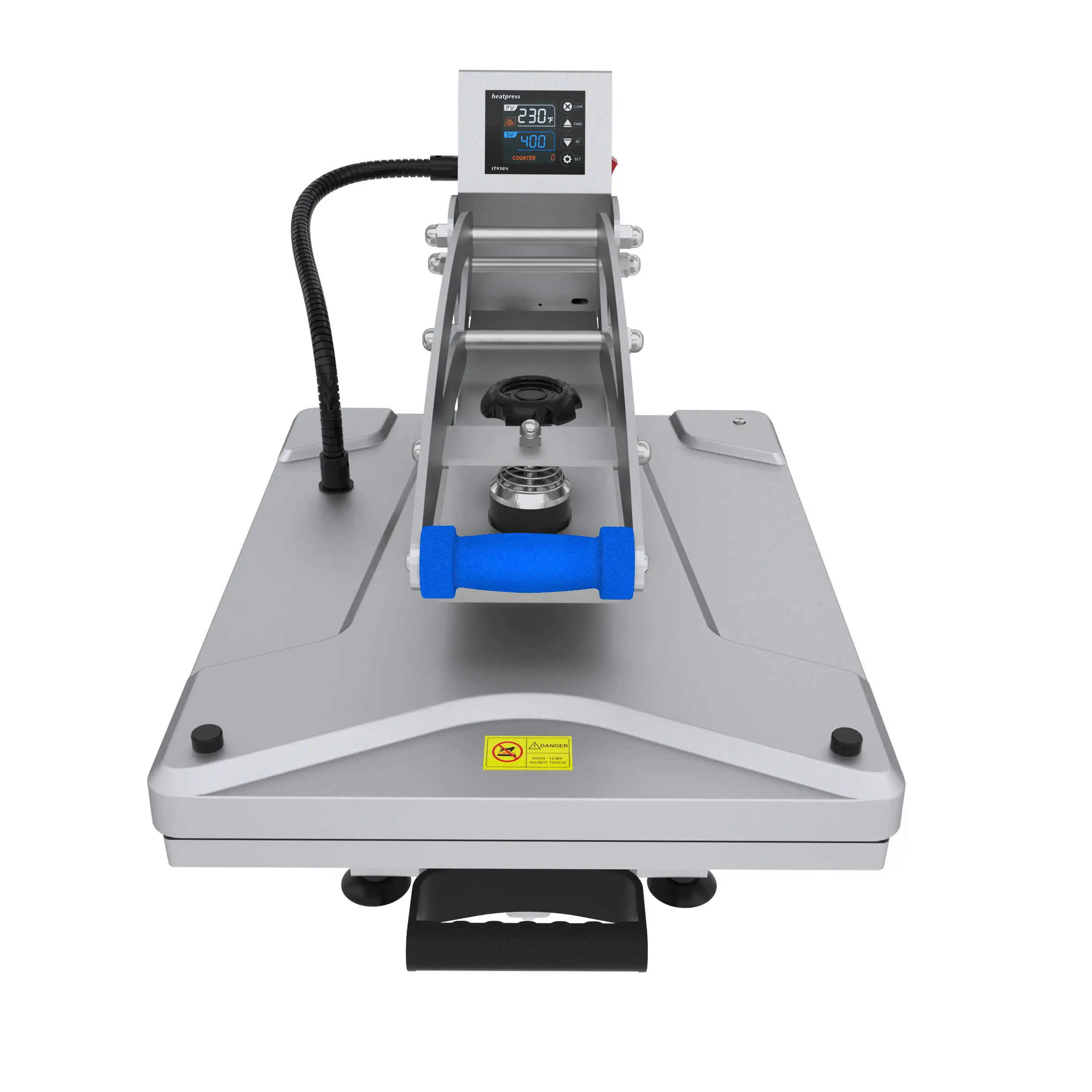 Модернизированный плоский полуавтоматический термопресс высокого давления 40x60 см, машина для передачи тепла для печати футболок, одежды