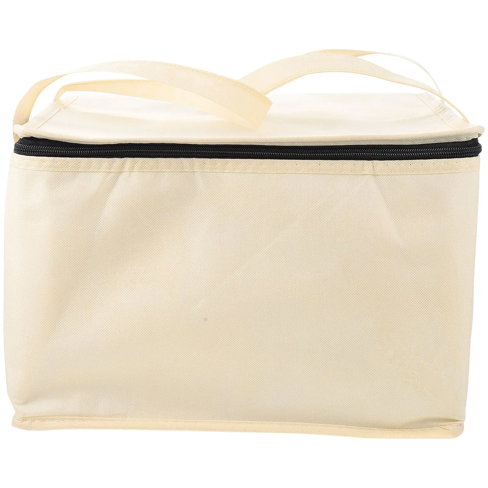 

Lunchbox Insulation Bags Hot Food Delivery Picnic Pouch Premium Storage Beige Take Insulated Office Thermal Bag Home Outdoor