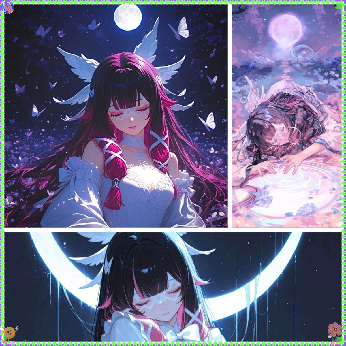 DIY Oil Painting By Numbers Game Genshin Impact Role Columbina Home Decoration Wall Living Room Decor Best Gift Frameelss