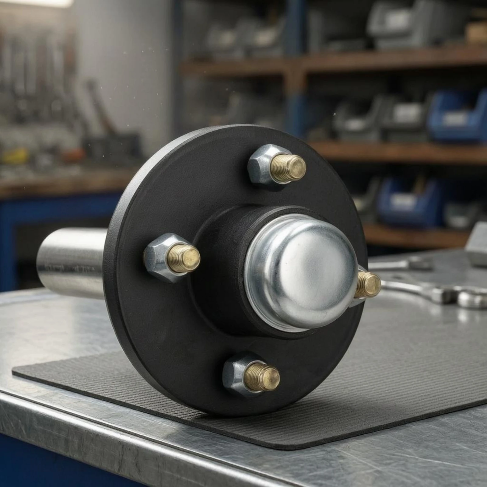 Hauling Half Axle Dust Cap Hauling Axle Hub Wheel Hub Assembly Easy Installation Vehicle Part Direct Fit