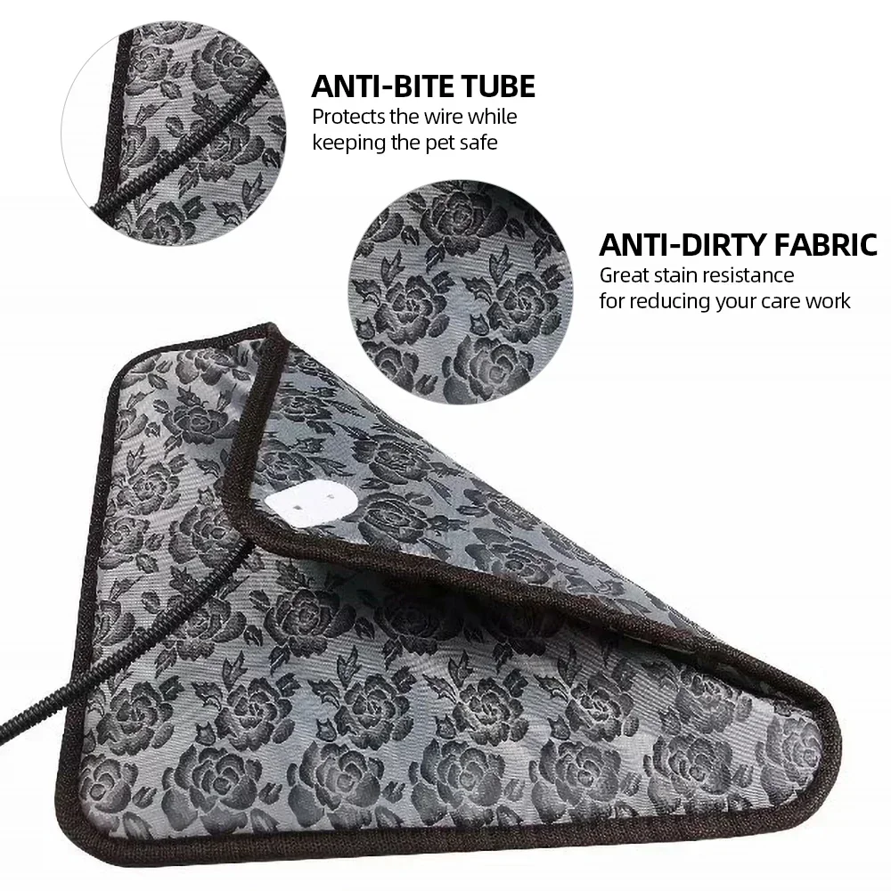 Winter Pet Heating Blanket Waterproof Wearable Wear Resistant Temperature Warm Cat Dog Mattress Indoor Heating Pad Pet Supplies view 4