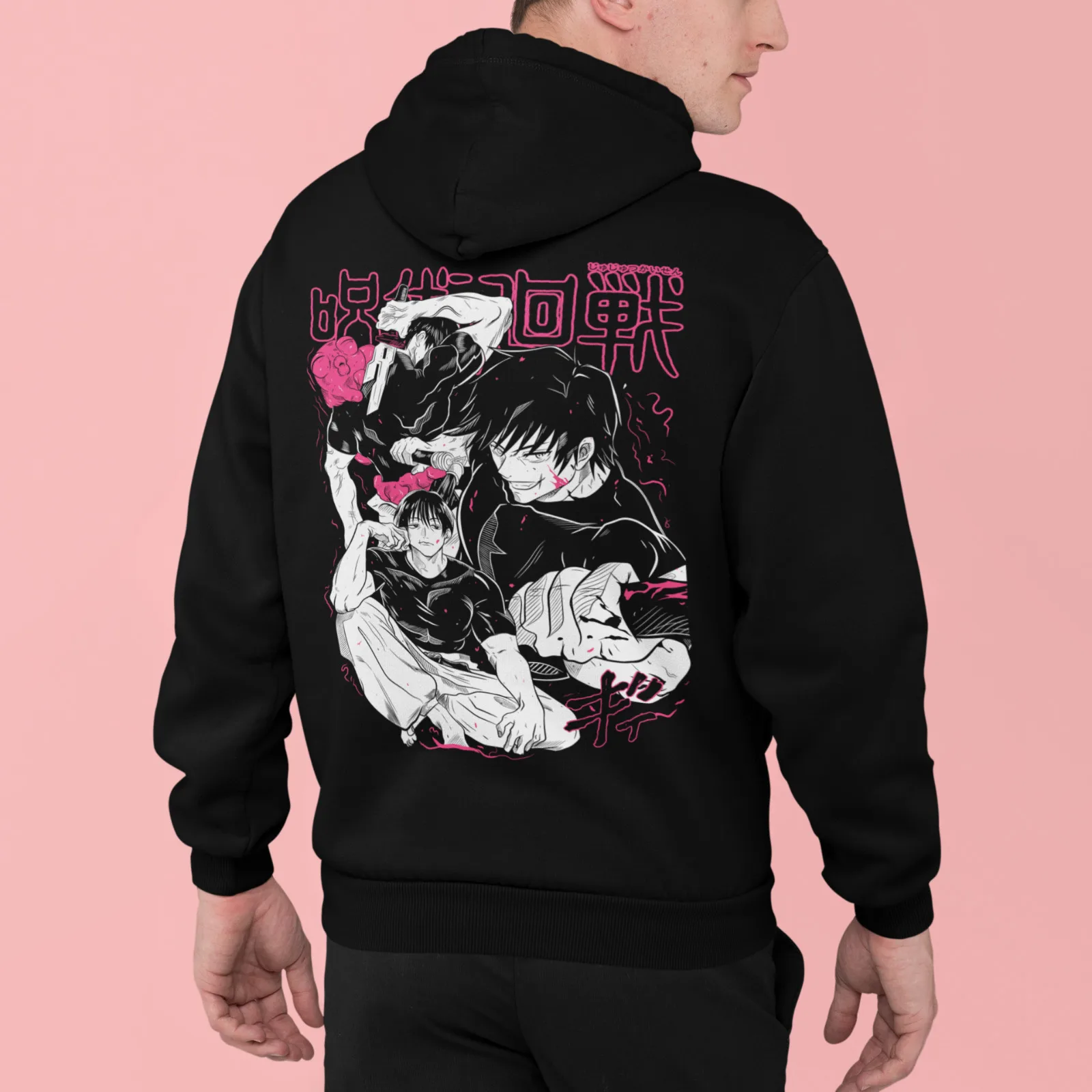

Toji Fushiguro Hoodie Sukuna Jujutsu Kaisen Horror Anime Gojo Satoru Unisex Tee