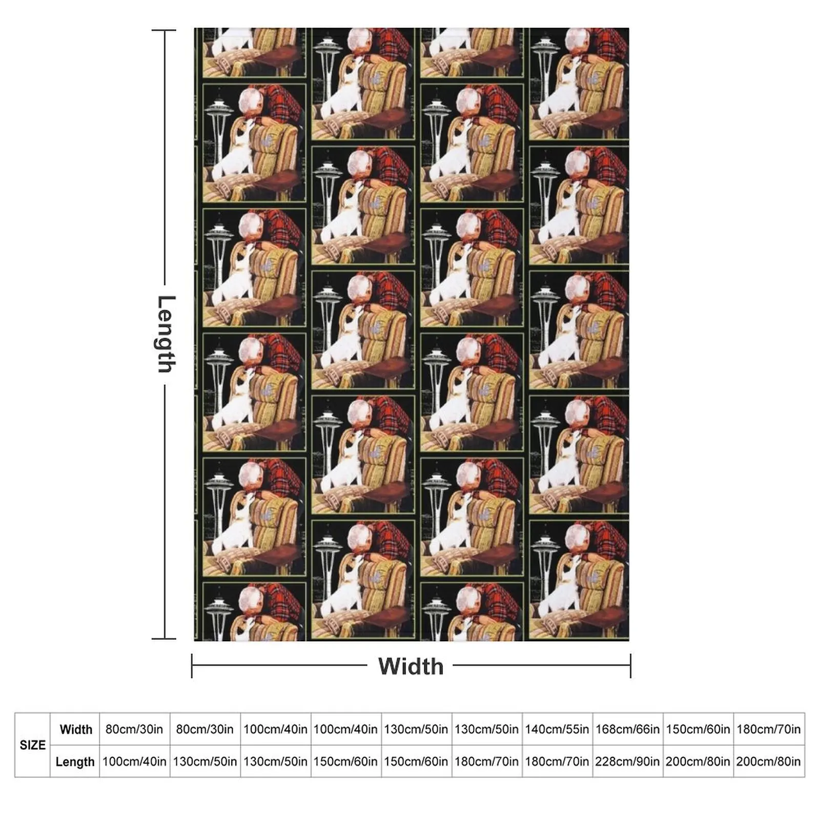 Eddie and Martin Throw Blanket Multi-Purpose Luxury Throw Personalized Gift Luxury Designer Blankets