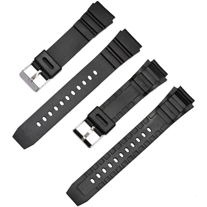 Universal Silicone Watch Strap for Casio Waterproof Sweat-resistant Rubber Wristband 12 14 16 18 20 22mm Soft Watch Accessories