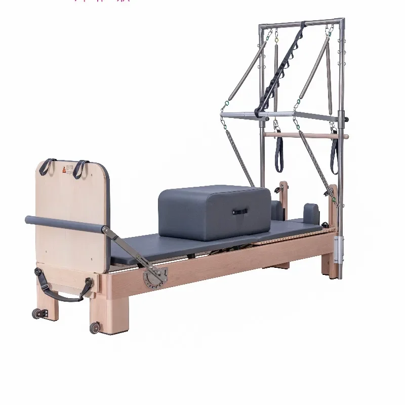 

XMSJ Best-Selling Pilates Reformer With Half Tower | Choose From Oak, Beech, Or Maple Wood For Home & Studio