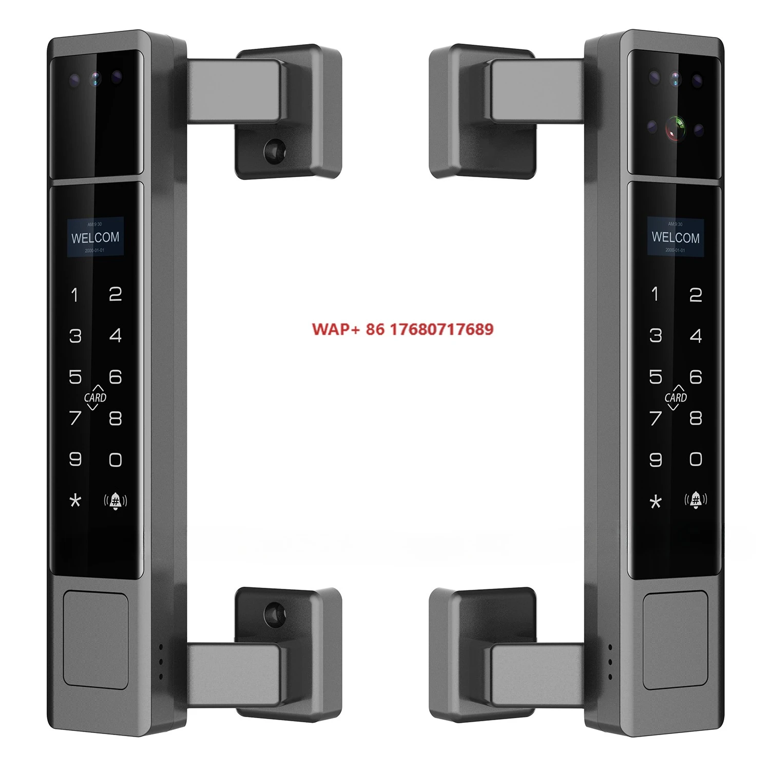 

3d Face Video Intercom Palm Vein Waterproof Outdoor Smart Lock