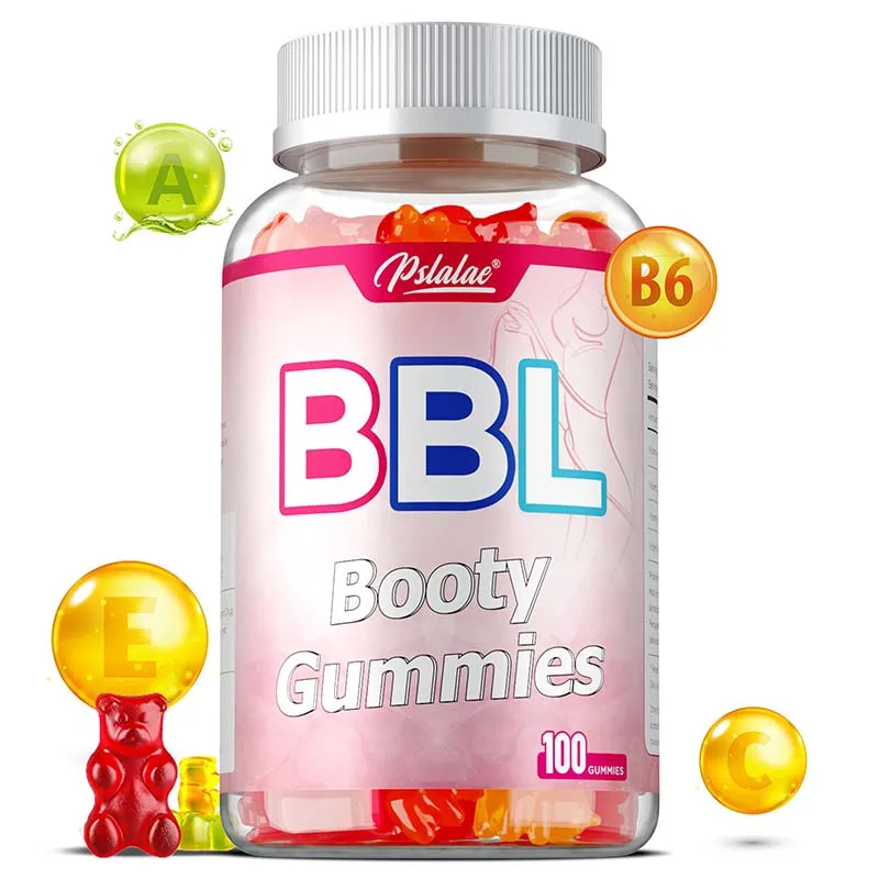 

100 Counts BBL Gummies - Promotes Natural Enlargement Buttocks, Shaping Curves, Energy Metabolism, and Maintaining Vitality
