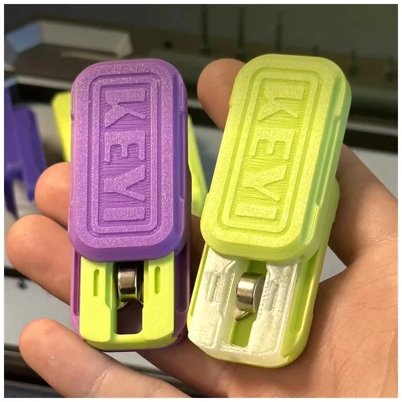 Magnetic Push Card Plate Fidget Mechanical Slider Stress Relief EDC Fidget Spinner Toys Antistress Paragraph
