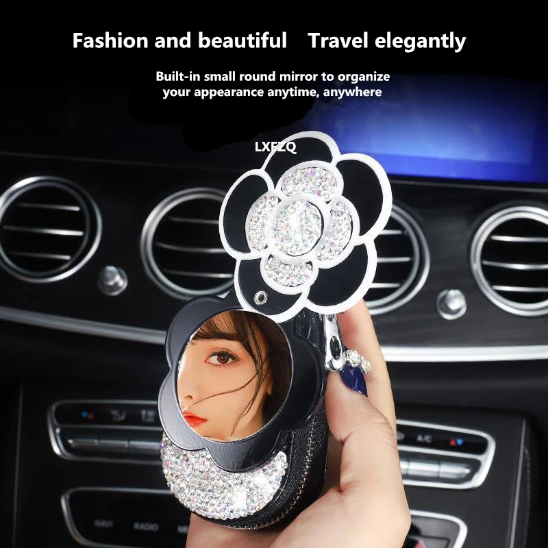 

Car key case universal lady key protection cover diamond key case high-end car keychain storage treasure protection cover