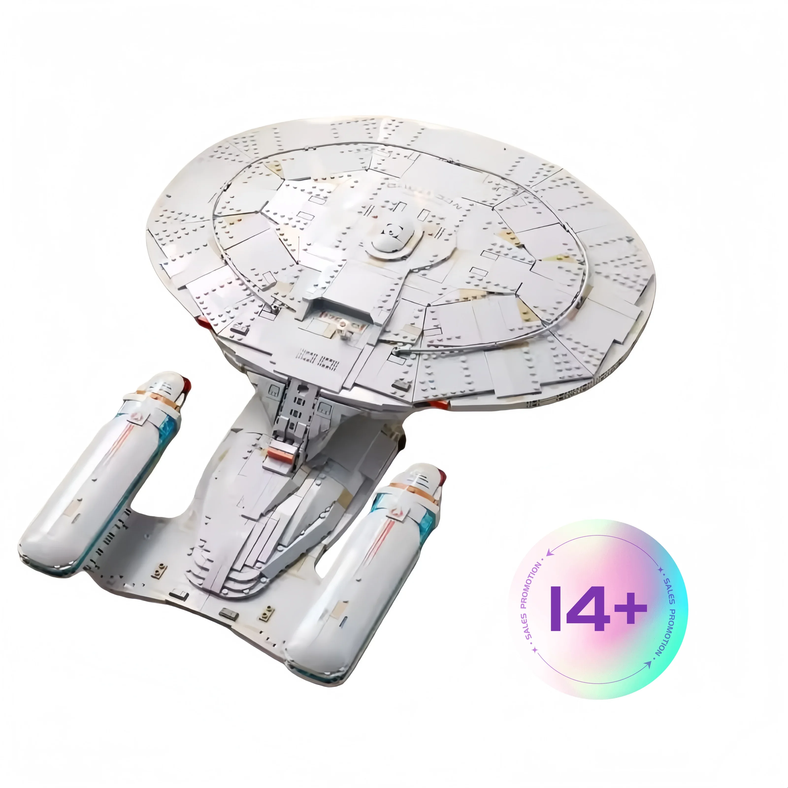 3600PCS brand new Enterprise Space Trek movie spaceship Exploration spacecraft model building block gift