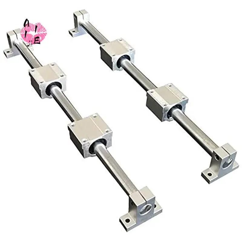 

A11E-10 Pieces / Set Of Optical Axis Linear Axis Od12mm 400Mm + SCS12UU Linear Bearing Seat + SK12 Bearing Support 12Mm 400Mm