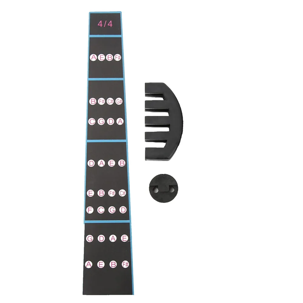 Rubber Violin Mute Set Fingerboard Stickers Included Mute Function Violin Practice Accessories Violin Volume Control Device
