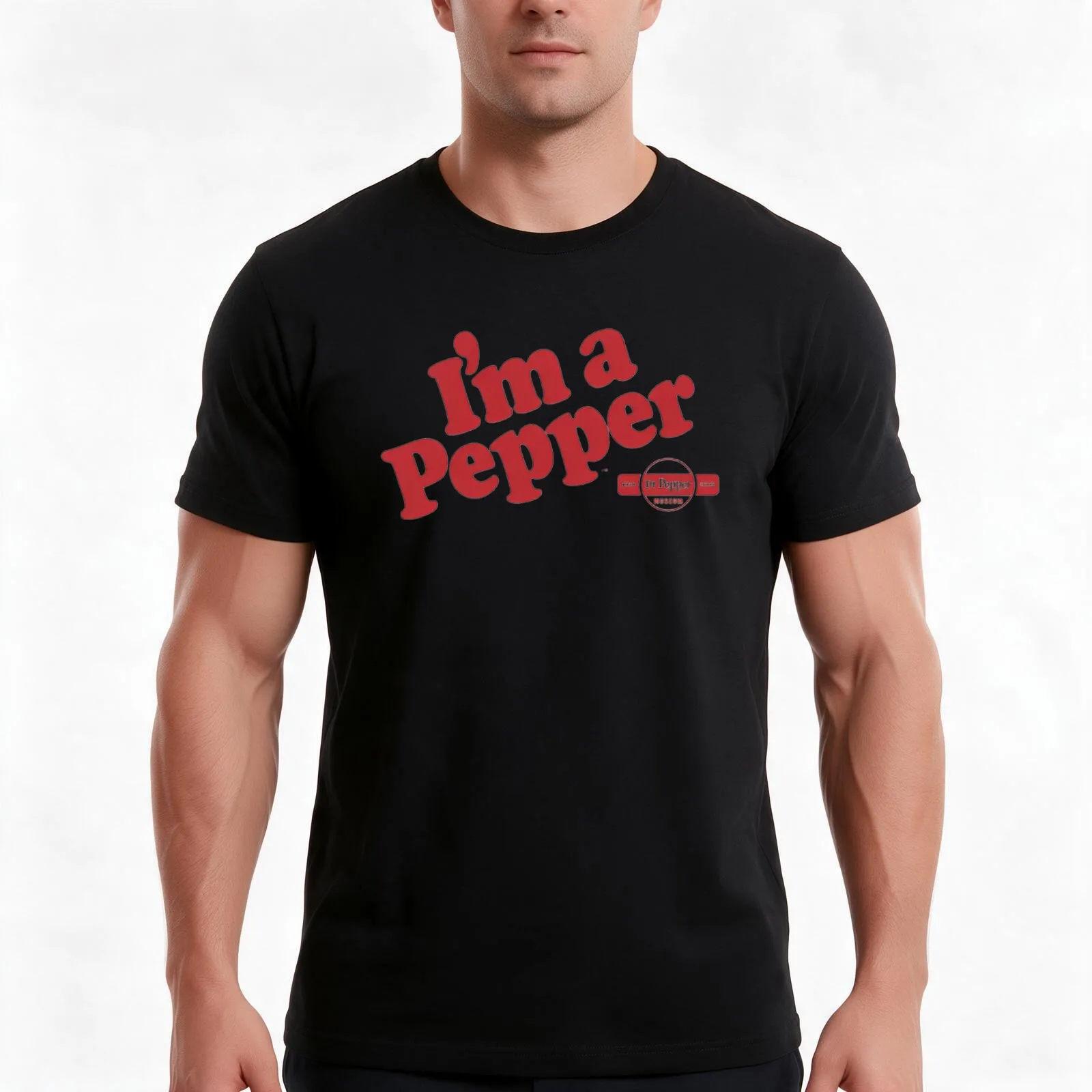 Dr Pepper T-Shirt Summer Casual Cotton Tee Oversized Streetwear Tops Vintage Graphic Print Loose Fit Short Sleeve