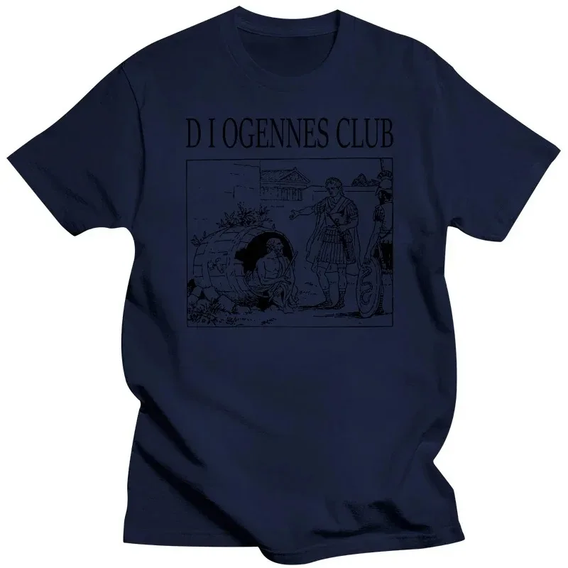 Funny Philosophy Print TShirt Alexander The Great Cynic Diogenes Club Men T-Shirt Ancient Greek Philosopher Diogenes Syndrome