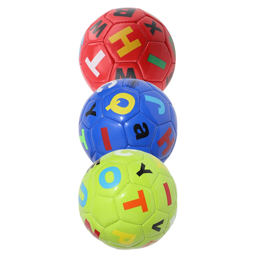 

3 Pcs Kid Balls Inflatable Small Football Kids Outdoor Toys Parent-child Soccer
