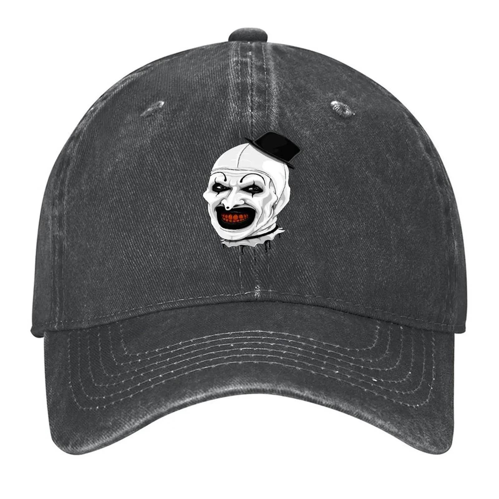 

Бейсбольная кепка Art the Clown Terrifier Movie на Хэллоуин, кепка на заказ, мужские шапки для косплея, регби, женские шапки