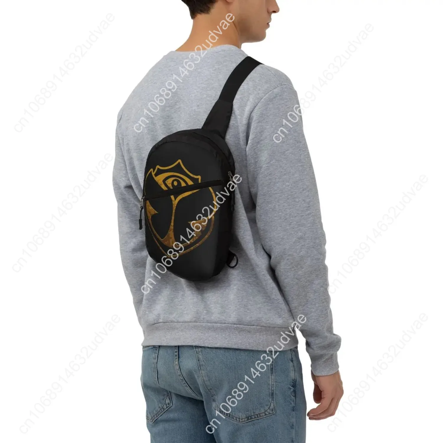 Tomorrowland Men's Shoulder Backpack Chest Bag Insider Electronic Dance Funny Print Camping Cycling Bags