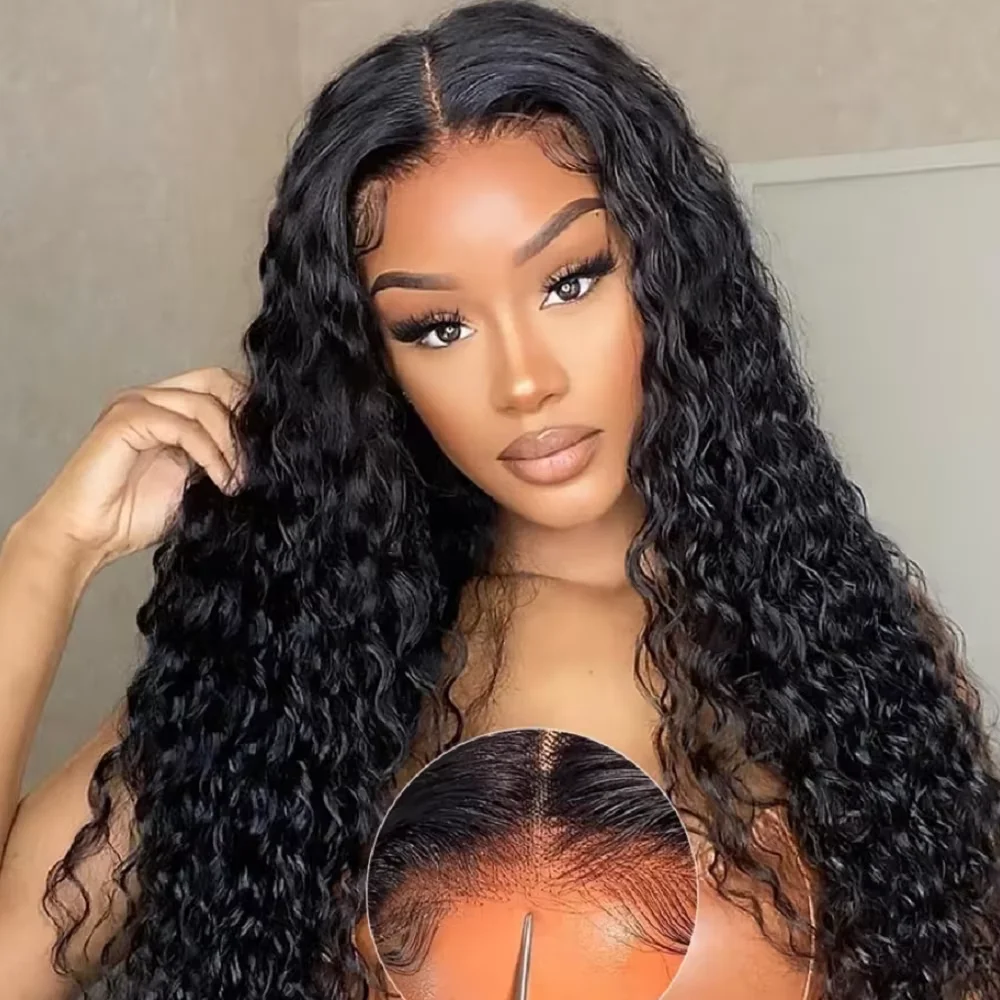 

Deep Curly Lace Front Wigs Human Hair Curly Human Hair Wig Pre Plucked 13x4 Deep Wave Lace Frontal Wig Transparent Lace Wig