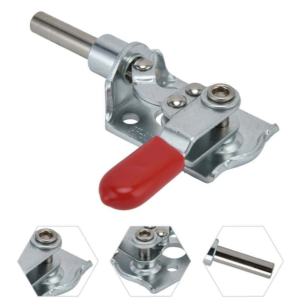 Durable Toggle Clamp Horizontal Clamp Quick-Release Screw Kit Stainless Steel + Plastic Testing Jig Acc Welding