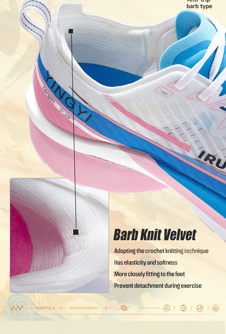 IRUNSVAN Shadow Wing 2.0 Marathon-Sport-Laufschuhe, leicht, sportlich, rutschfest, professioneller Full Palm Carbon Plate Sneaker – Detail 27