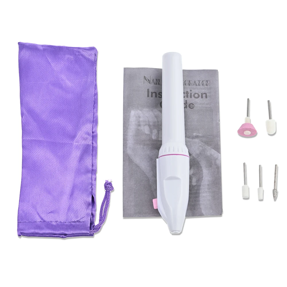 Professional five-in-one drill, nail sharpener, beauty treatment, manicure and pedicure set nail salon supplies and tools