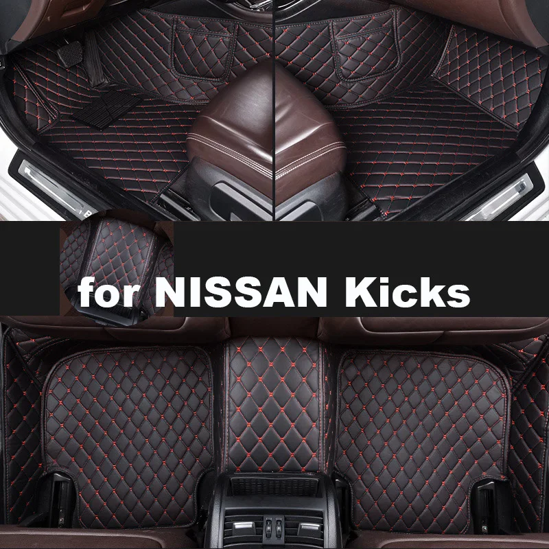 Autohome Car Floor Mats For NISSAN Kicks 2017-2020 Year Upgraded Version Foot Coche Accessories Carpetscustomized