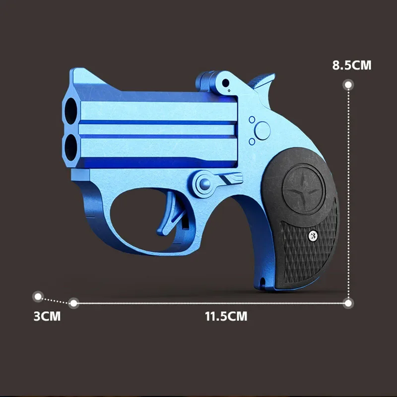 Mini pistola de balas blandas Delinjie, juguete de revólver, educación científica, modelo EDC, herramientas de regalo divertidas, 1 piezas