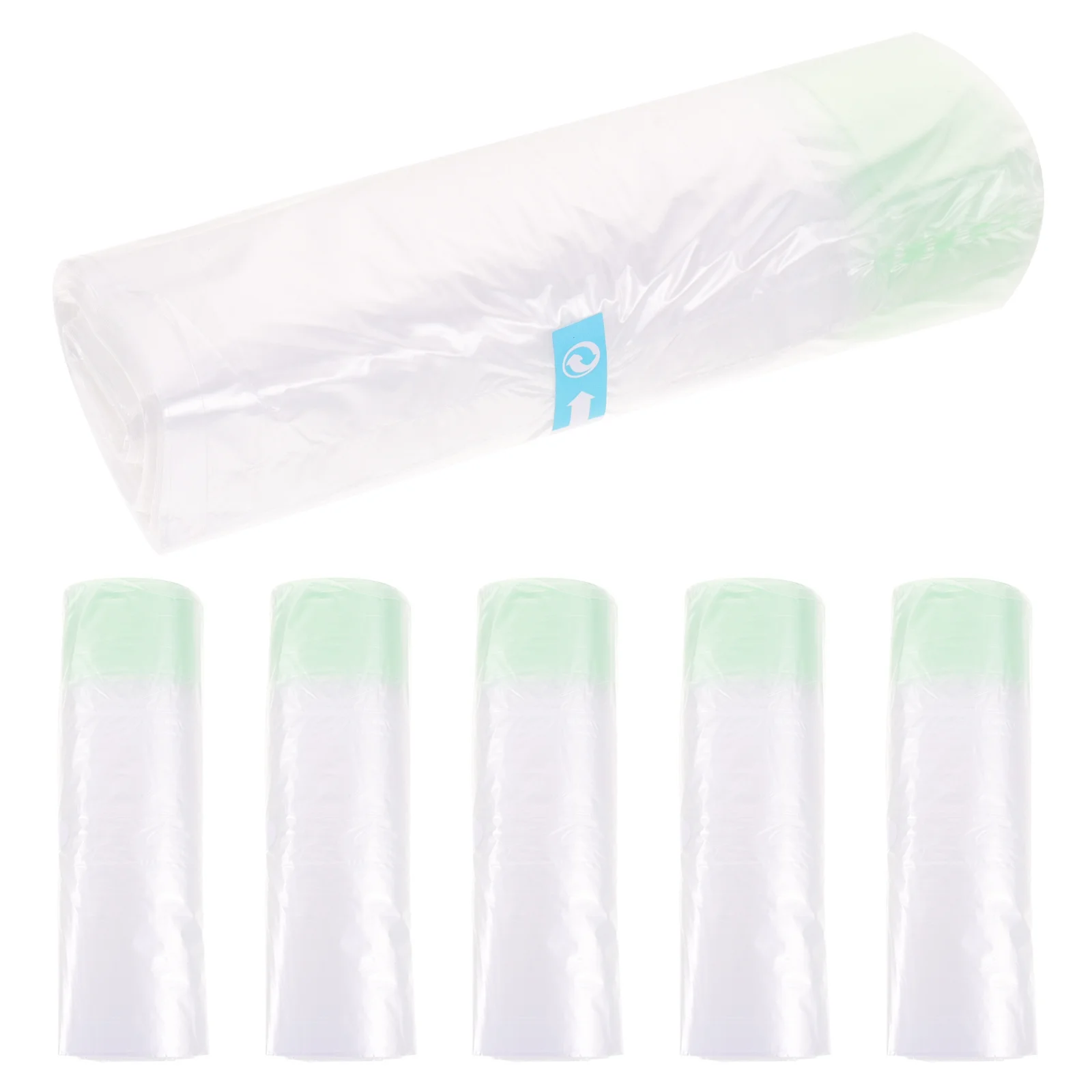 

5 Rolls Portable Potty Toilet Drawstring Bag Thickened Pe Material For Baby Training Travel Outdoor Use Disposable Bathroom